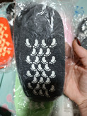 جوراب سلیکونی پا رنگ طوسی